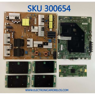 KIT DE TARJETAS PARA TV VIZIO / MAIN XGCB0QK025020X / 715G7533-M01-000-005T / FUENTE ADTVE1335XG6 / 715G6887-P02-007-002M / LED DRIVER 715G7530-P02-000-004Y / 715G7530-P01-002-004Y / T-CON 6871L-4003C / 6870C-0546A / MODELO P55-C1